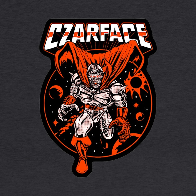 Czarface Risograph Style by SkipBroTees